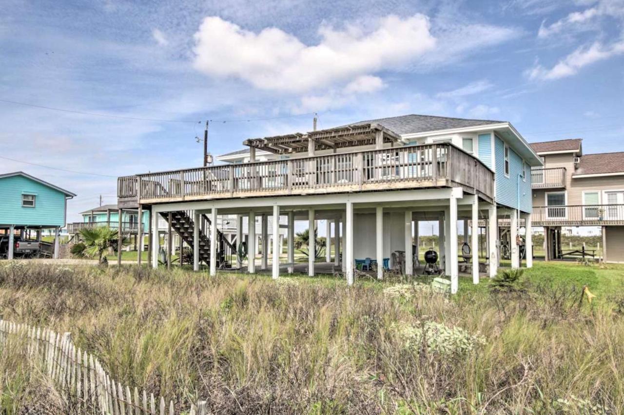 Gulf Front Retreat Villa Galveston Exterior photo